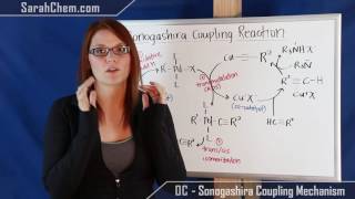 Sonogashira Coupling Reaction Mechanism [upl. by Odilia484]