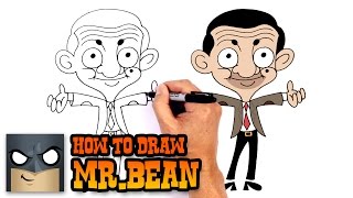 How to Draw MrBean  Drawing Lesson [upl. by Garber]