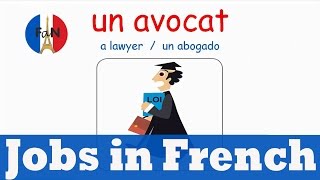 Jobs and professions in French French vocabulary [upl. by Arther]