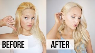 How to Fix Brassy Hair  At Home Toner Tutorial [upl. by Gridley]