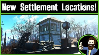 New Settlement Locations  Fallout 4 Mod Bundle [upl. by Boggers]