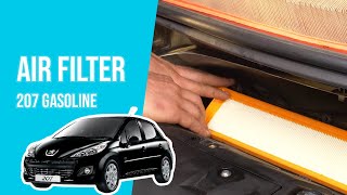 How to replace the air filter PEUGEOT 207 14i 16V 💨 [upl. by Eeniffar]