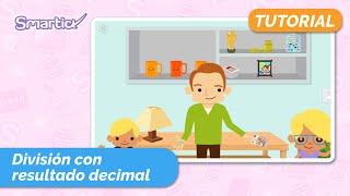 División con resultado decimal MUY FÁCIL PARA NIÑOS [upl. by Allianora]