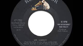 1960 HITS ARCHIVE Mr Lucky  Henry Mancini [upl. by Malamut]