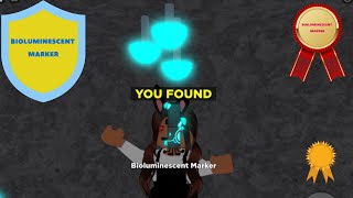 How to Find Bioluminescent Marker   Bioluminescent MARKER   Roblox Find the Markers   NEW [upl. by Corinne]