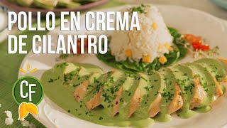 🐓 Pollo en Crema de Cilantro 🐓  Cocina Fresca [upl. by Kcirdahc]