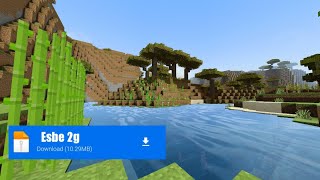 ESBE 2G Shaders  Best Shader For Minecraft Bedrock  Mcpe 117 For Low End Devices [upl. by Kessia]