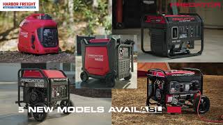 5 NEW Predator Generators  Harbor Freight [upl. by Xenophon]