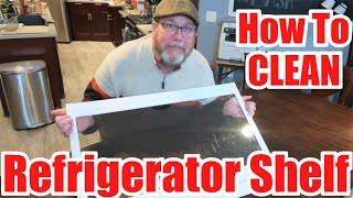 How to TAKE APART and clean SAMSUNG Refrigerator Shelf [upl. by Nivrag]