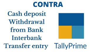 How to pass contra entry in Tally prime  Tamil [upl. by Segal]