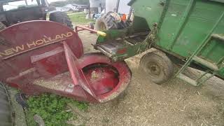 WhirlAFeed Blower Eats the Corn Silage [upl. by Tartaglia849]