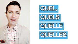 Ladjectif interrogatif QUEL QUELLE QUELS QUELLES [upl. by Lyreb760]