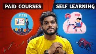 Paid Course Vs Self Learning  How To Start Trading As A Beginner 📚💰🤔 [upl. by Findley]