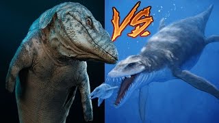 Mosasaur vs Liopleurodon  Ancient Monster Fight [upl. by Grail832]