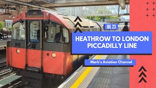 Heathrow to Central London  Part 2  Piccadilly Line [upl. by Benni479]