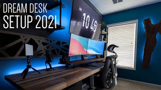 Ultimate Dream Desk Setup Build  8ft Desk  IKEA  Custom [upl. by Nnaylrebmik]