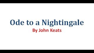 Ode to a Nightingale By John Keats  Part1  বাংলা লেকচার  Bangla Lecture [upl. by Encrata487]