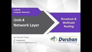 414  Broadcast and Multicast Routing [upl. by Epilihp295]