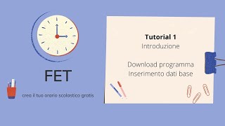 CREARE ORARIO SCOLASTICO FETTUTORIAL 1 [upl. by Nolram367]