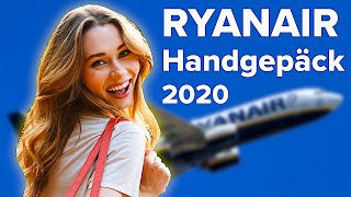 Ryanair Handgepäck 2020 Das müssen Sie wissen [upl. by Meyer]