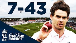 The King Of Swing At His Best  Anderson Takes Brilliant 743 v New Zealand 2008  Full Highlights [upl. by Thackeray]