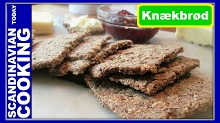 How To Make Homemade Delicious Crispbread  Knækbrød [upl. by Aibara]