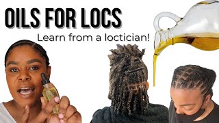 The Best Oils For Your Locs From A Loctician  Essential Oils vs Carrier Oils  How to Use Them [upl. by Synned]