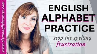 How to Say English Letters American English Alphabet Pronunciation [upl. by Monto773]