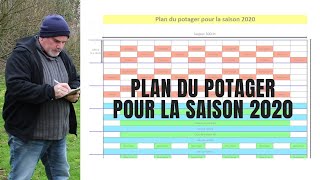 Plan de plantation du potager 2020 [upl. by Odravde]