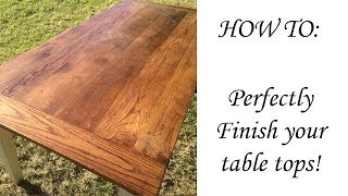 How to finish your dining table professionally [upl. by Crudden]