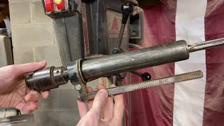 Drill Press Spindle and Chuck Disassembly [upl. by Verene]