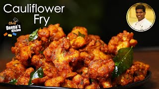 Cauliflower Fry Recipe in Tamil  How to Make Cauliflower Fry  CDK 523  Chef Deenas Kitchen [upl. by Clementas]