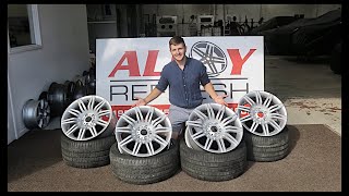 HOW TO PROFESSIONALLY REFURBISH ALLOY WHEELS Complete Guide [upl. by Nev391]