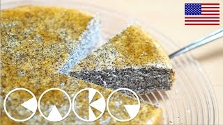 Fluffy POPPY SEED CAKE Recipe [upl. by Henryson]