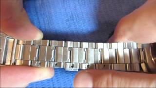 WATCH BAND ADJUSTMENT  RESIZE  HOW TO [upl. by Alten]