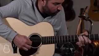 Santa Cruz OM East Indian Rosewood amp Adirondack Spruce demo [upl. by Leidag]