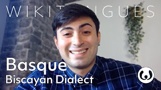 The Basque language casually spoken  Andrew speaking Biscayan  Wikitongues [upl. by Gnouv]