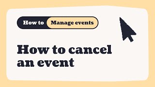 How to cancel an event on Ticket Tailor [upl. by Gratiana]