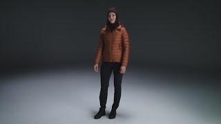 Arcteryx  Cerium LT Hoody Womens  Rhassoul [upl. by Euqram600]