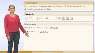 Nombres réels  partie 1  nombres rationnels [upl. by Adnahsal]