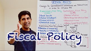 Y1 30 Fiscal Policy  Government Spending and Taxation [upl. by Airehs982]