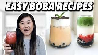 3 EASY BOBA RECIPES THAT YOU NEED TO TRY Part 2 [upl. by Ashman]