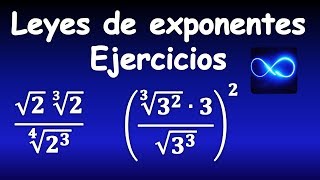 62 Ejercicios resueltos aplicando LEYES DE EXPONENTES [upl. by Eisset276]