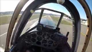 Yak52 Max Performance Takeoff  POWER [upl. by Immas]