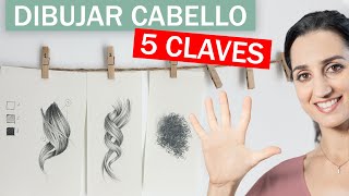 5 claves para dibujar CABELLO  extra Afro [upl. by Fusco]