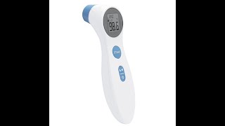 How to take a forehead temperature with the Sejoy DET306 Infrared Forehead Thermometer [upl. by Mayda]