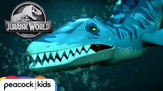 Underwater Monster Rescue  LEGO JURASSIC WORLD LEGEND OF ISLA NUBLAR [upl. by Lanevuj]