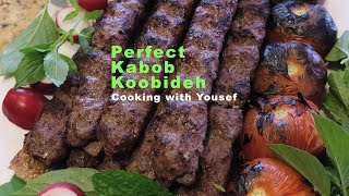 Perfect Persian Kabob Koobideh  Cooking with Yousef [upl. by Koosis]