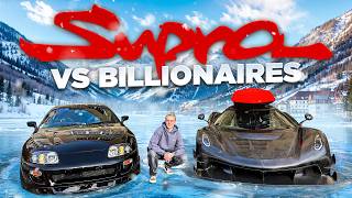 1000HP Supra terrorizing Billionaires Hypercarmeet in Switzerland [upl. by Jueta]