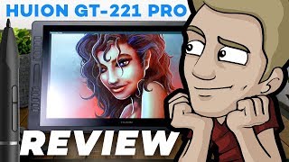 Huion GT221 PRO Digital Tablet Review [upl. by Mccollum417]